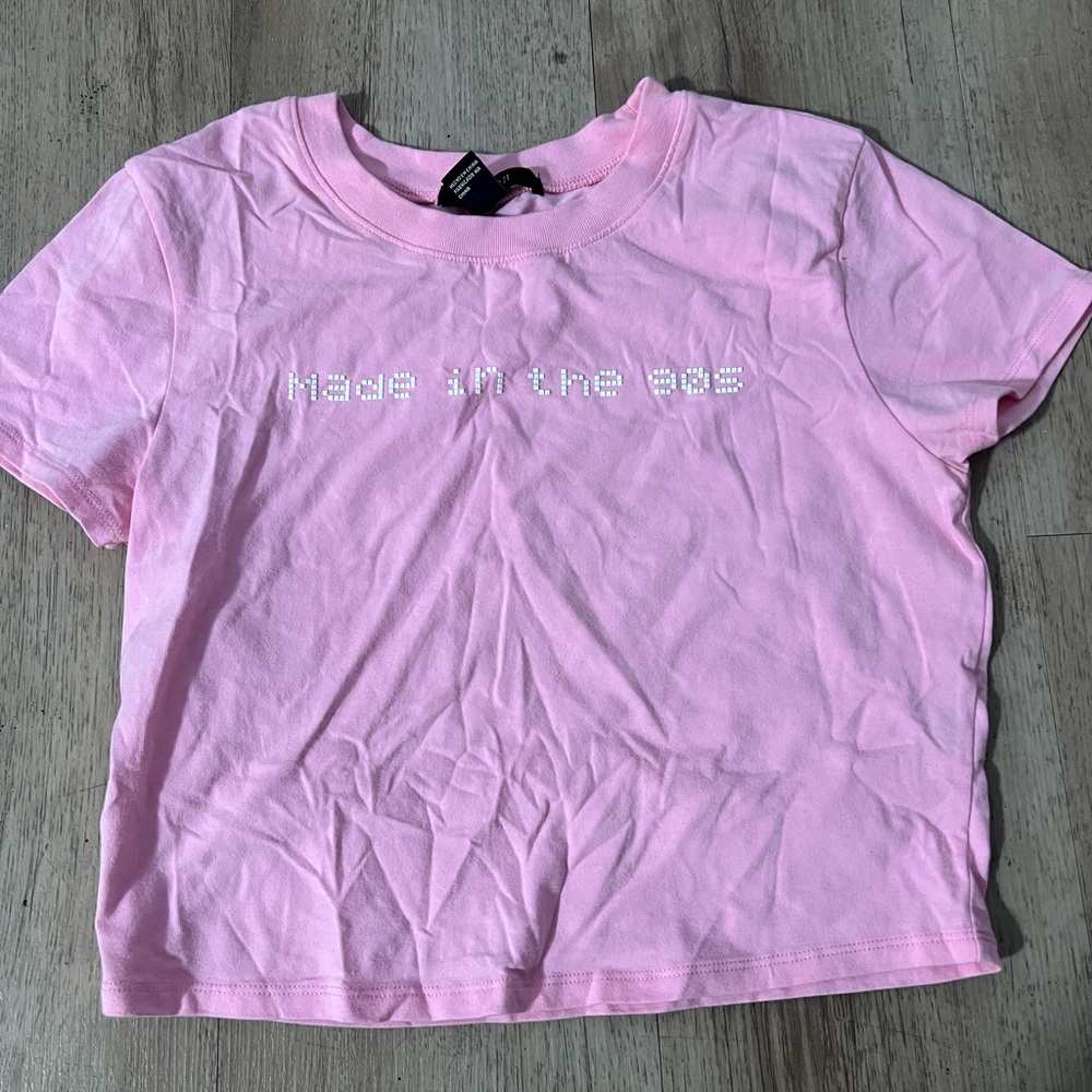 Pink Crop Top
